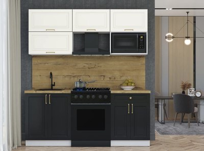 Кухонный гарнитур Интерлиния Мила Шато 1.9В