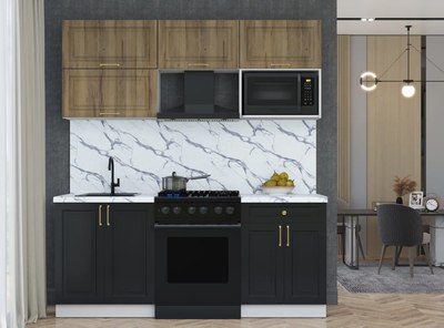 Кухонный гарнитур Интерлиния Мила Шато 1.9В