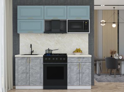 Кухонный гарнитур Интерлиния Мила Шато 1.9В