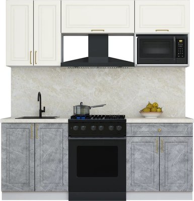 Кухонный гарнитур Интерлиния Мила Шато 2.0В - фото