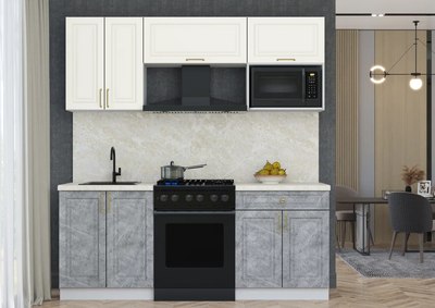 Кухонный гарнитур Интерлиния Мила Шато 2.0В