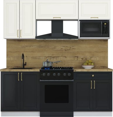 Кухонный гарнитур Интерлиния Мила Шато 2.0В - фото