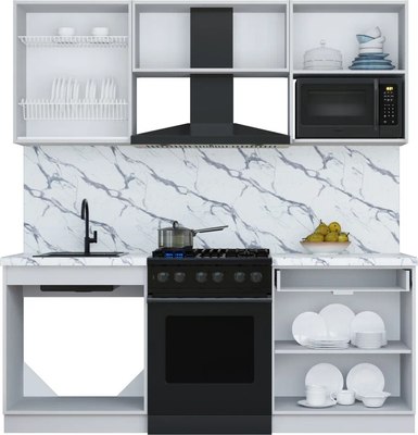 Кухонный гарнитур Интерлиния Мила Шато 2.0В