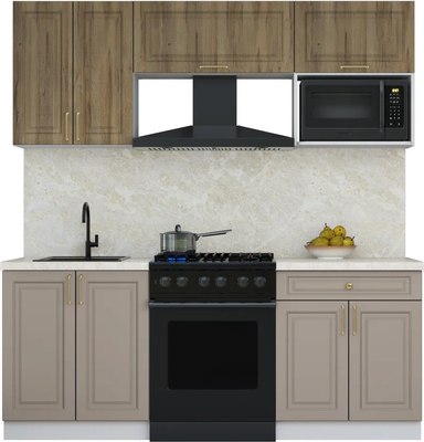 Кухонный гарнитур Интерлиния Мила Шато 2.0В - фото