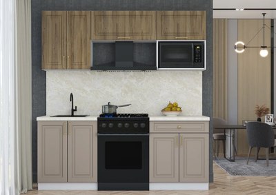 Кухонный гарнитур Интерлиния Мила Шато 2.0В