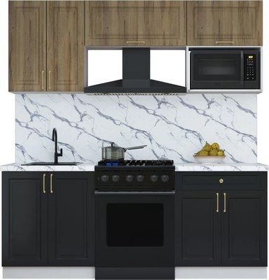 Кухонный гарнитур Интерлиния Мила Шато 2.0В - фото