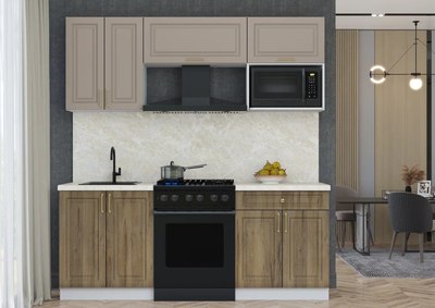 Кухонный гарнитур Интерлиния Мила Шато 2.0В