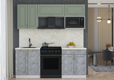 Кухонный гарнитур Интерлиния Мила Шато 2.0В