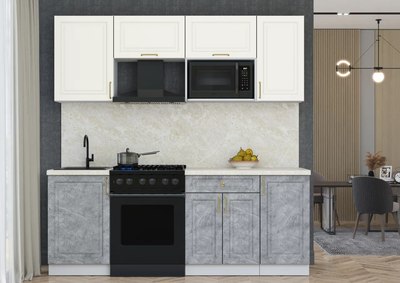 Кухонный гарнитур Интерлиния Мила Шато 2.1В