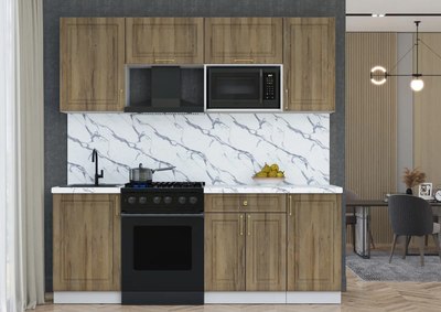 Кухонный гарнитур Интерлиния Мила Шато 2.1В