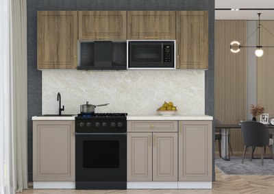 Кухонный гарнитур Интерлиния Мила Шато 2.1В