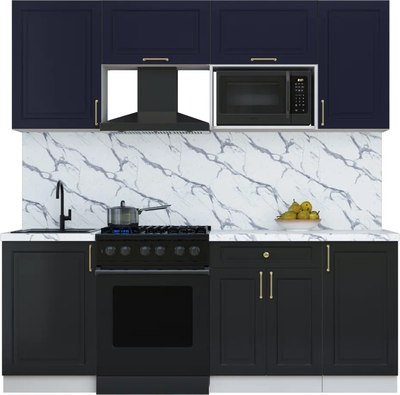 Кухонный гарнитур Интерлиния Мила Шато 2.1В - фото