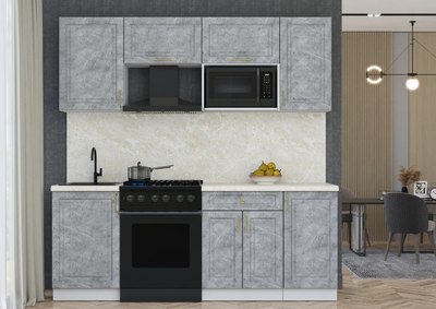 Кухонный гарнитур Интерлиния Мила Шато 2.1В