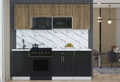 Кухонный гарнитур Интерлиния Мила Шато 2.2В