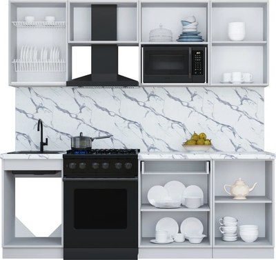 Кухонный гарнитур Интерлиния Мила Шато 2.2В