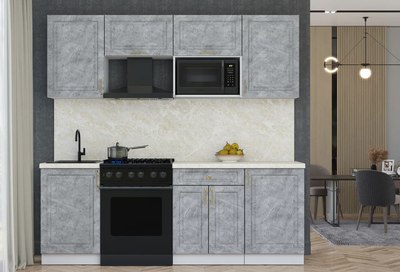 Кухонный гарнитур Интерлиния Мила Шато 2.2В