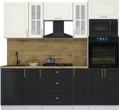 Кухонный гарнитур Интерлиния Мила Шато 2.3В - фото