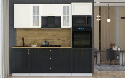 Кухонный гарнитур Интерлиния Мила Шато 2.3В