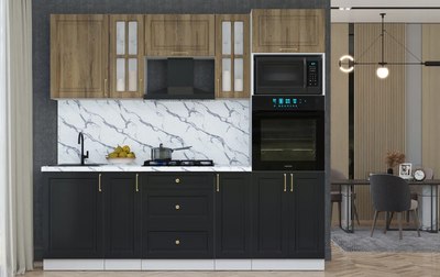 Кухонный гарнитур Интерлиния Мила Шато 2.3В