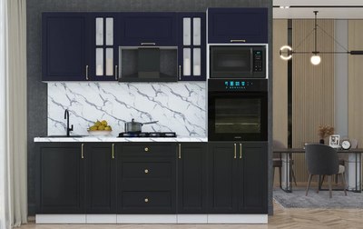 Кухонный гарнитур Интерлиния Мила Шато 2.3В