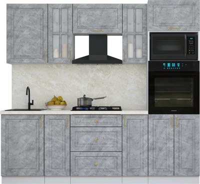 Кухонный гарнитур Интерлиния Мила Шато 2.3В - фото