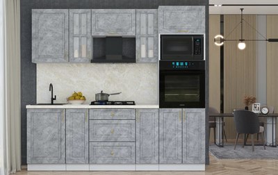 Кухонный гарнитур Интерлиния Мила Шато 2.3В