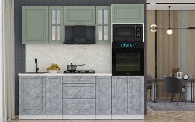 Кухонный гарнитур Интерлиния Мила Шато 2.3В