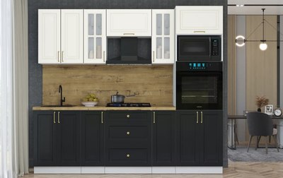 Кухонный гарнитур Интерлиния Мила Шато 2.4В