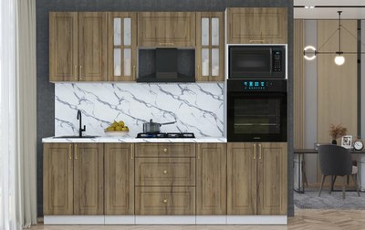 Кухонный гарнитур Интерлиния Мила Шато 2.4В