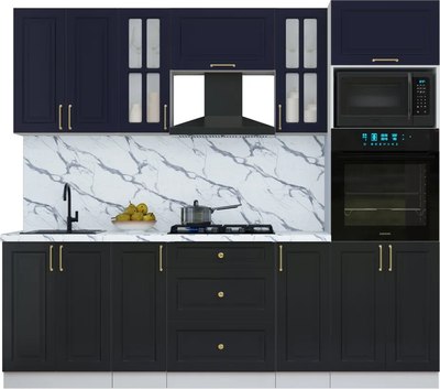 Кухонный гарнитур Интерлиния Мила Шато 2.4В - фото