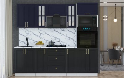 Кухонный гарнитур Интерлиния Мила Шато 2.4В