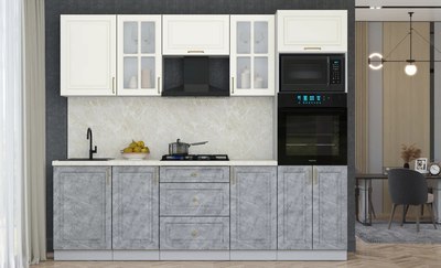 Кухонный гарнитур Интерлиния Мила Шато 2.5В