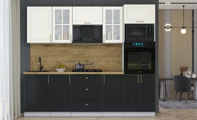 Кухонный гарнитур Интерлиния Мила Шато 2.5В