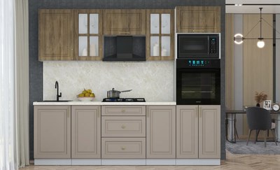 Кухонный гарнитур Интерлиния Мила Шато 2.5В