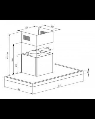 Вытяжка Т-образная Schtoff AMG TD 900
