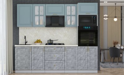 Кухонный гарнитур Интерлиния Мила Шато 2.5В