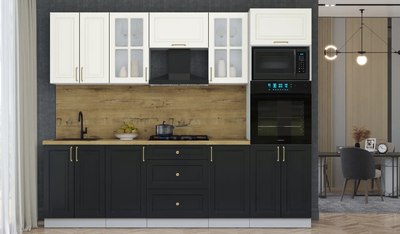 Кухонный гарнитур Интерлиния Мила Шато 2.6В