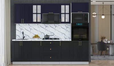 Кухонный гарнитур Интерлиния Мила Шато 2.6В