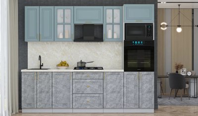 Кухонный гарнитур Интерлиния Мила Шато 2.6В