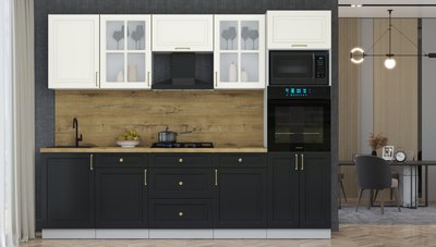 Кухонный гарнитур Интерлиния Мила Шато 2.7В