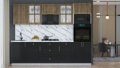 Кухонный гарнитур Интерлиния Мила Шато 2.7В