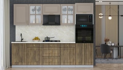 Кухонный гарнитур Интерлиния Мила Шато 2.7В