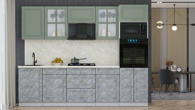 Кухонный гарнитур Интерлиния Мила Шато 2.7В