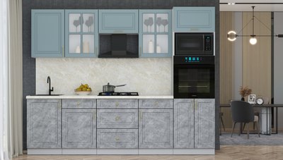 Кухонный гарнитур Интерлиния Мила Шато 2.7В