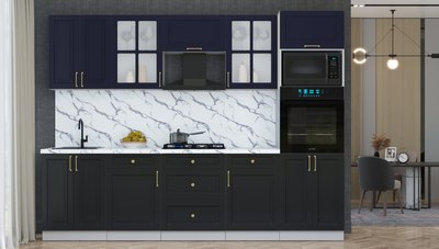 Кухонный гарнитур Интерлиния Мила Шато 2.8В