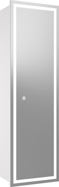 Шкаф-полупенал для ванной Style Line Лайт Бокс 24x18x120 - фото