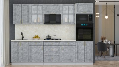 Кухонный гарнитур Интерлиния Мила Шато 2.8В