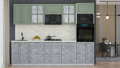 Кухонный гарнитур Интерлиния Мила Шато 2.8В