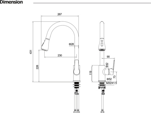 Смеситель Aquatek Lugano AQ1784CR