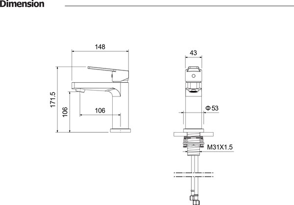 Смеситель Aquatek Lugano AQ1710CR